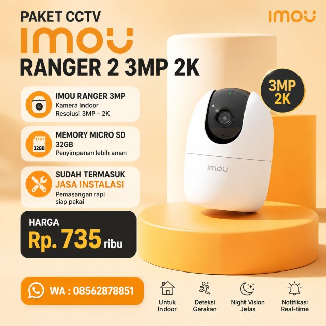 CCTV 1 Camera - 3MP Imou PTZ